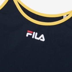 Fila Linear Sleeve Top - Naisten Rintaliivit - Laivastonsininen | FI-58567